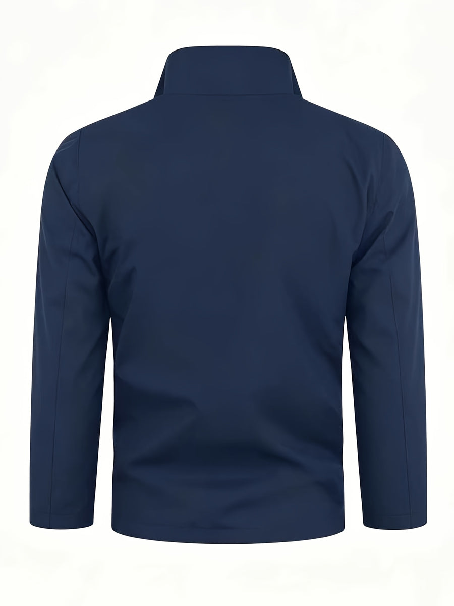 Veste, coupe-vent, à col montant, bleu royal, photo 16