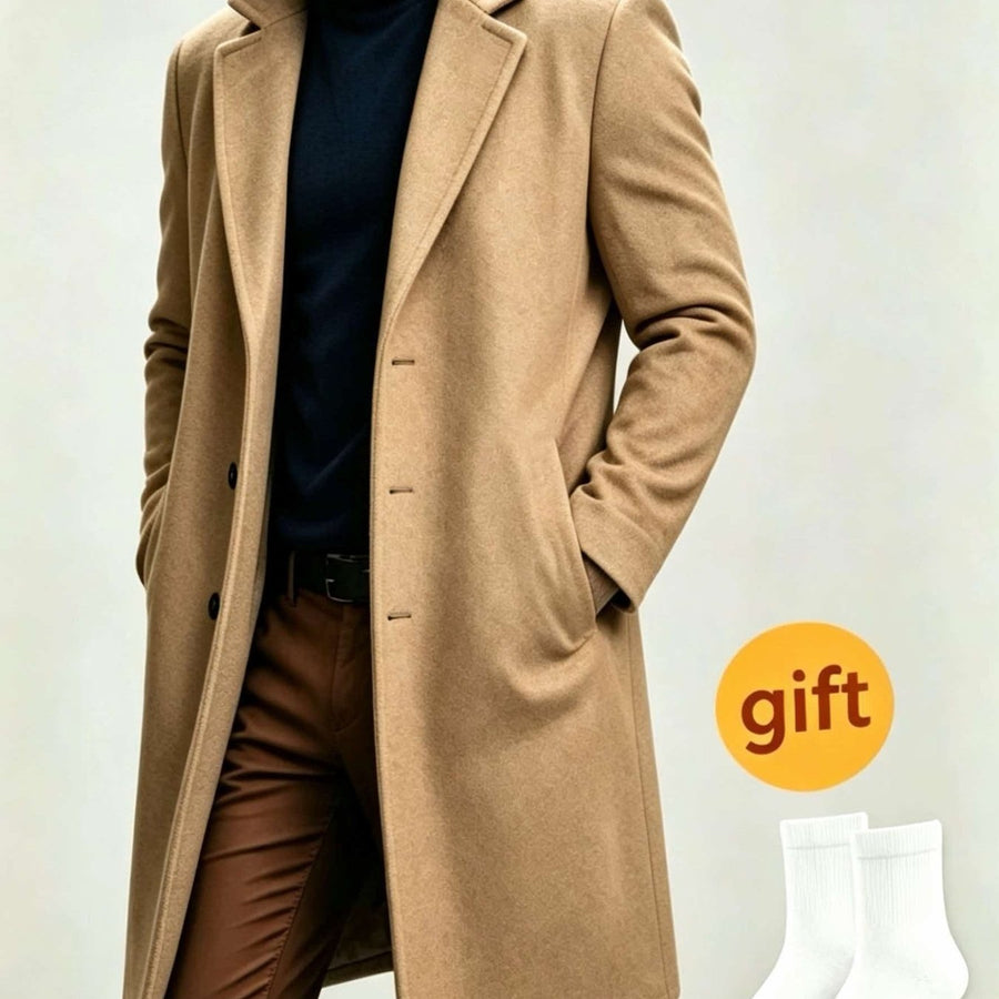 Trench, grandes tailles, à revers, gris clair, coloris kaki