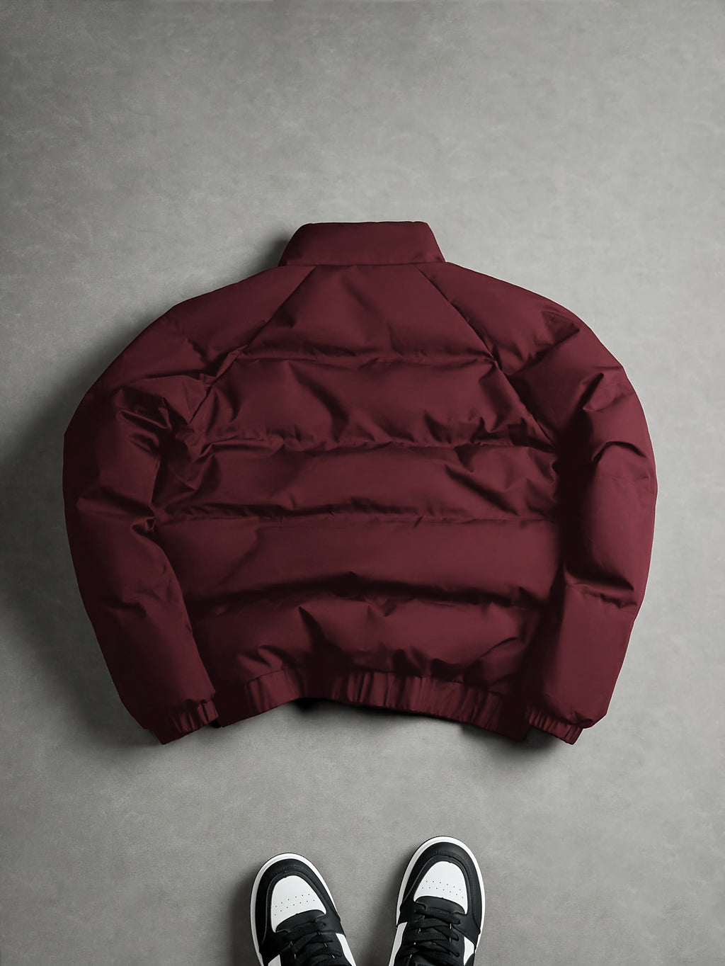 Veste pour homme, à col montant, vert