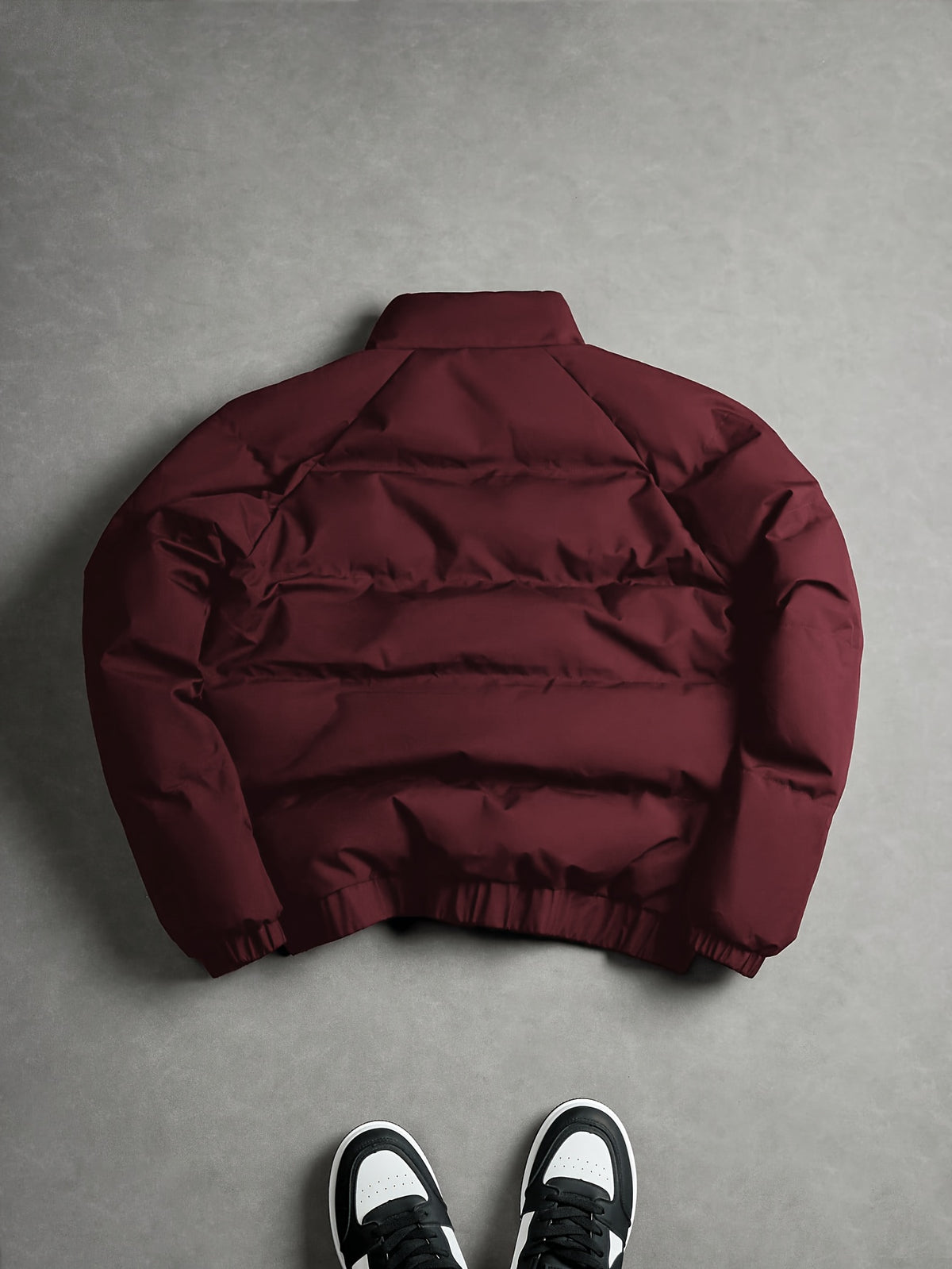Veste pour homme, à col montant, vert