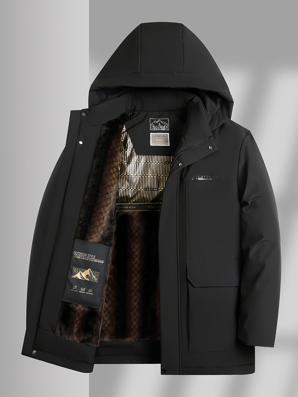 Veste pour homme, à col montant