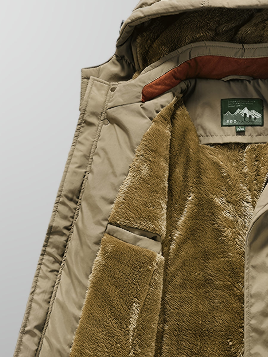 Veste, à capuche, modele 11, détail du vêtement