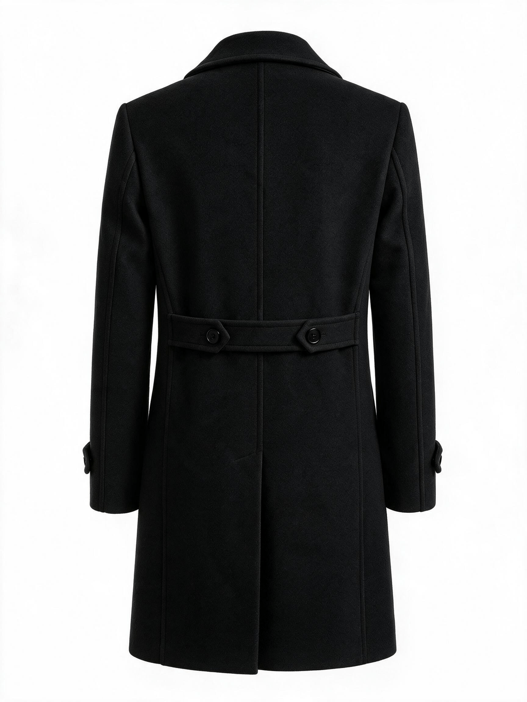 Manteau pour homme, à revers, bleu marine
