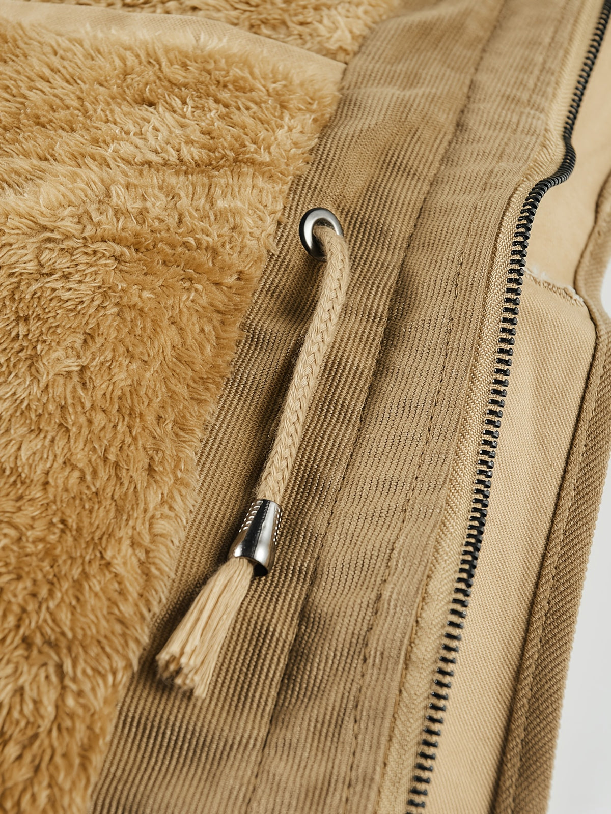 Veste pour homme, polaire, à capuche, vert océan