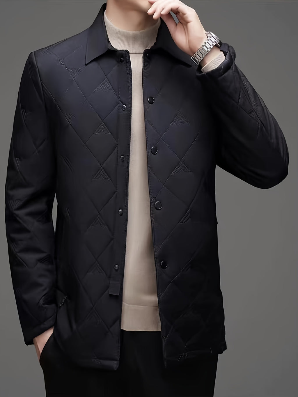 Veste pour homme, à revers, modele 12