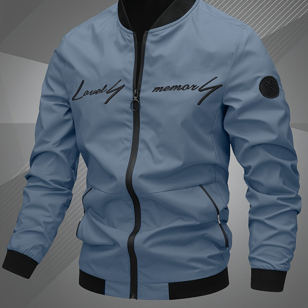 Veste, zone grise, coloris brouillard bleu