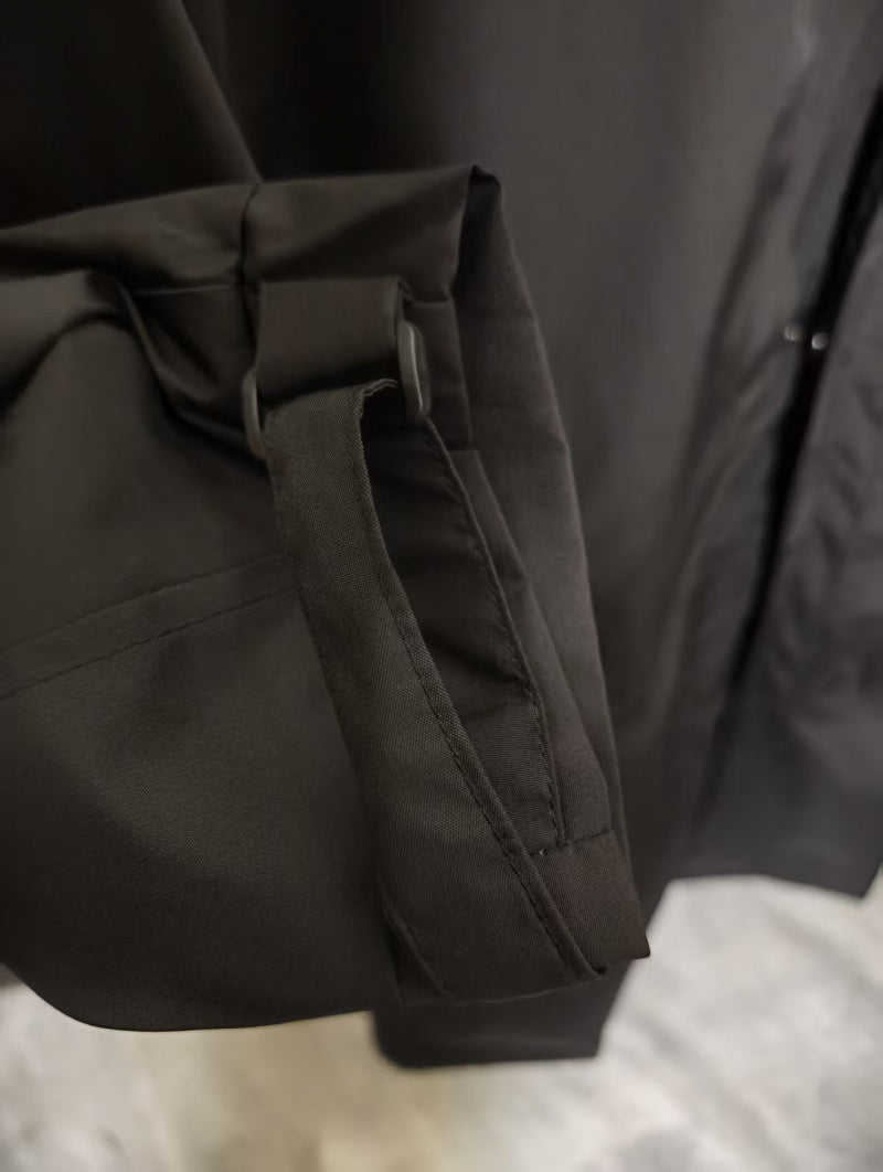 Veste pour homme, coupe-vent, à capuche, jaune