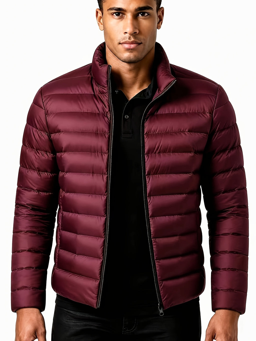 Veste, à col montant, marron 2, photo 25
