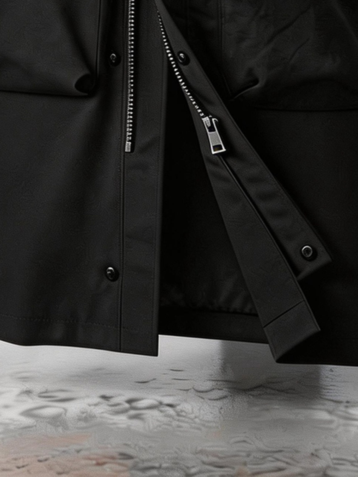 Veste pour homme, coupe-vent, à capuche, jaune