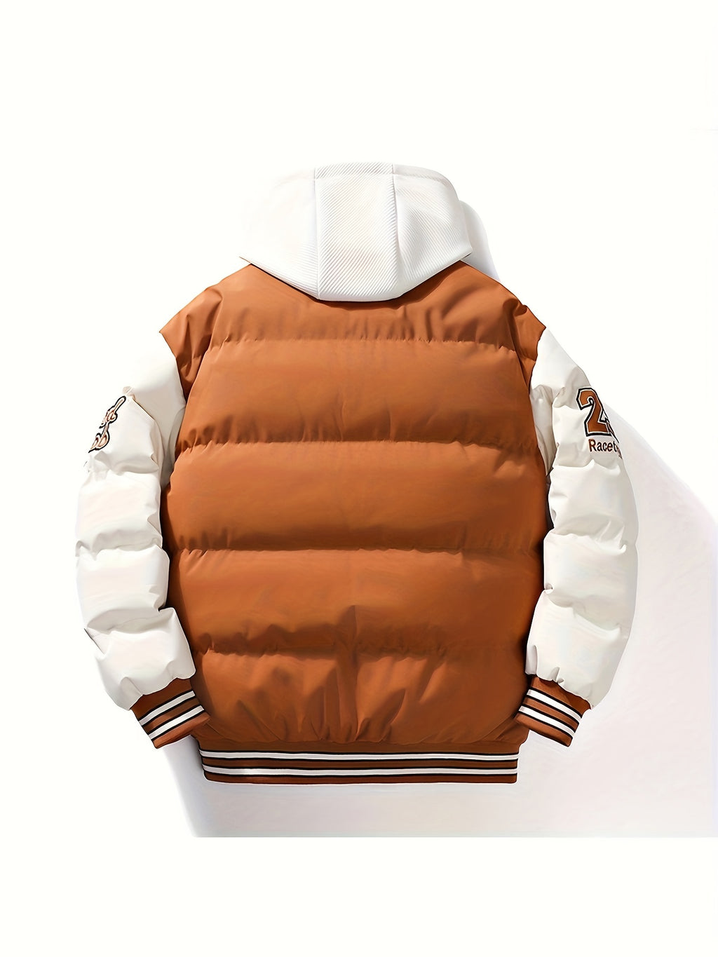 Veste pour homme, croisé, à capuche