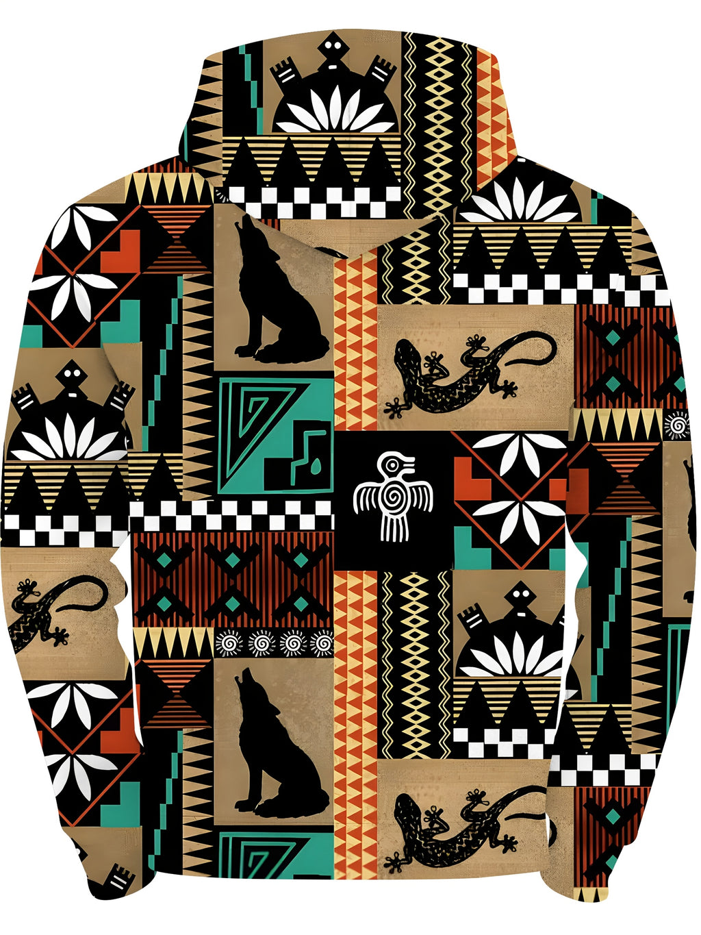 Veste pour homme, à capuche, couleurs mélangées