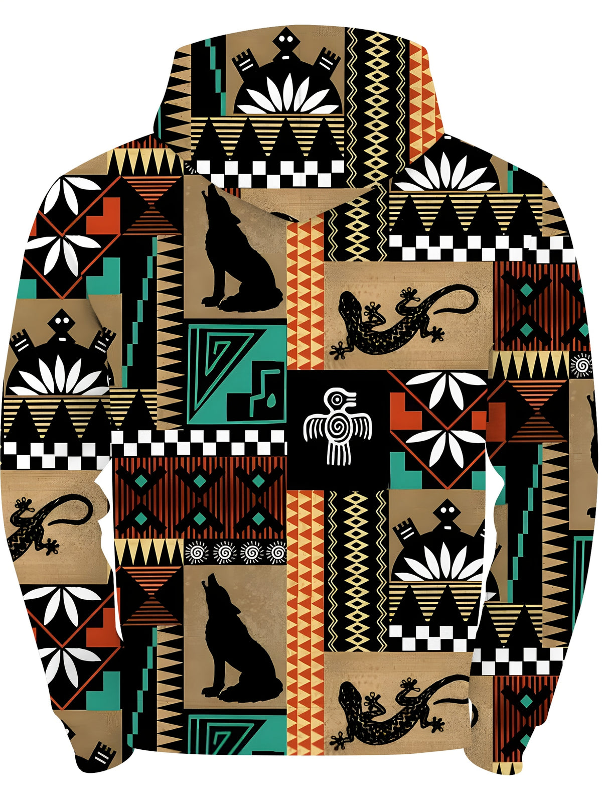 Veste pour homme, à capuche, couleurs mélangées
