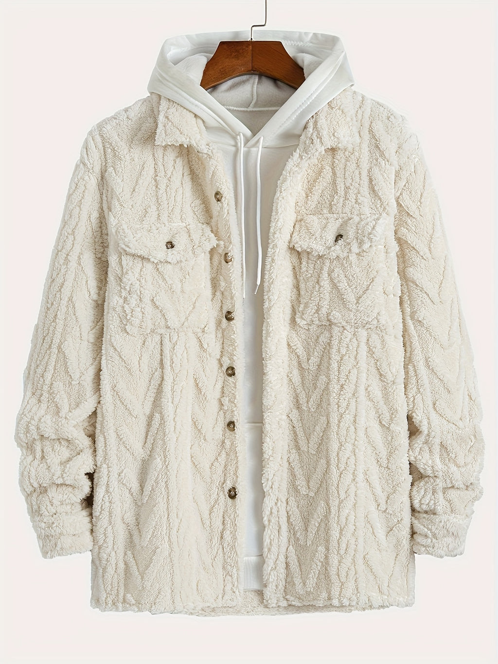Manteau pour homme, à capuche, modele 5