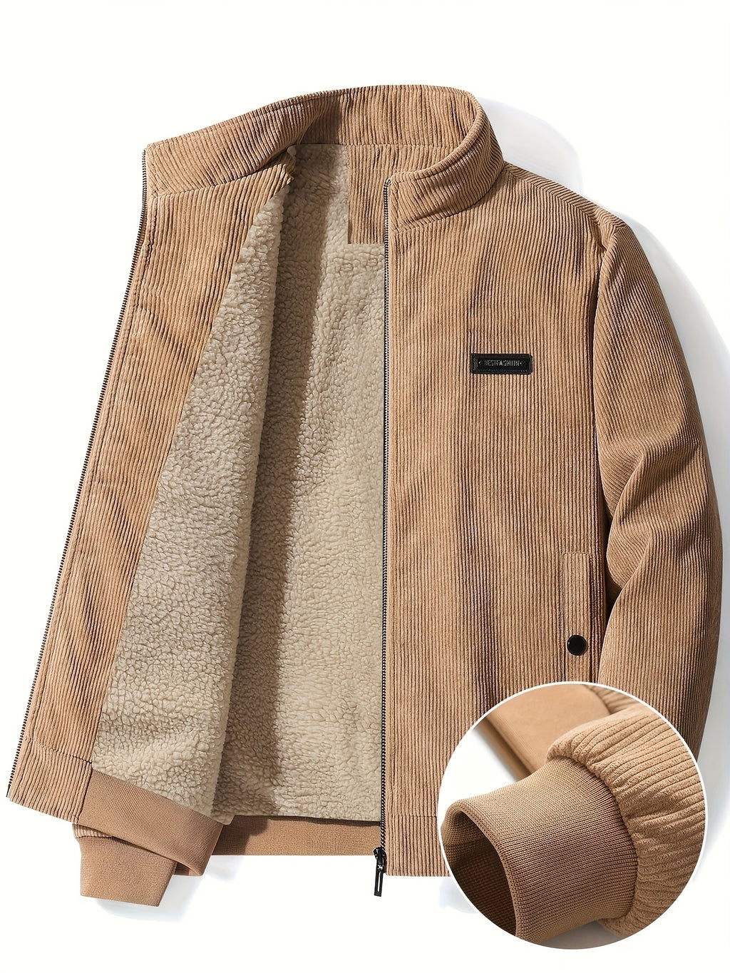 Veste pour homme, coupe-vent, à col montant, modele 2