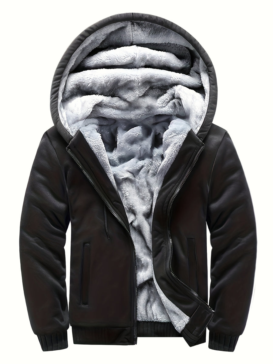 Veste, polaire, à capuche, graphite, photo 10
