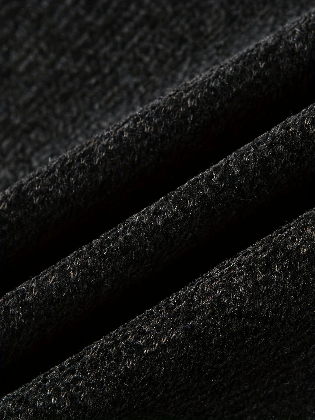 Veste long pour homme, tweed, à revers