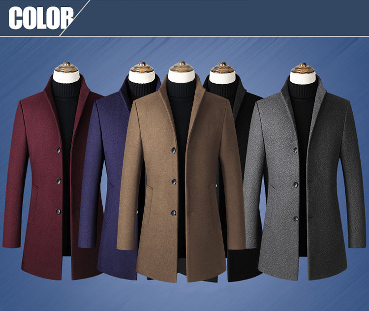 Manteau en laine, 40 % laine, coupe-vent, photo 4