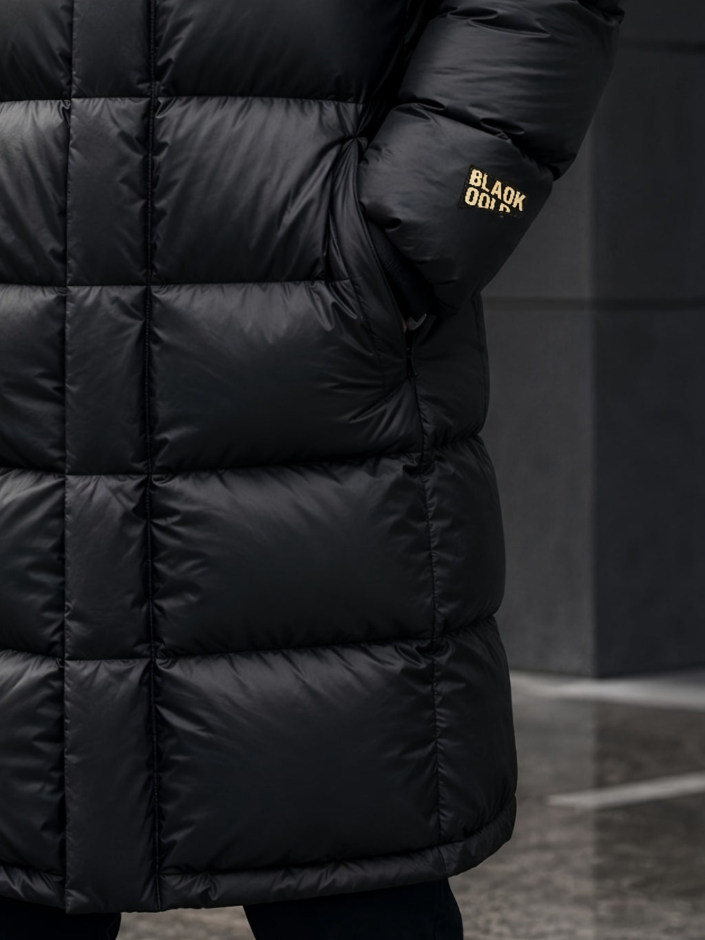 Veste matelassée pour homme, coupe-vent, à capuche, modele 3