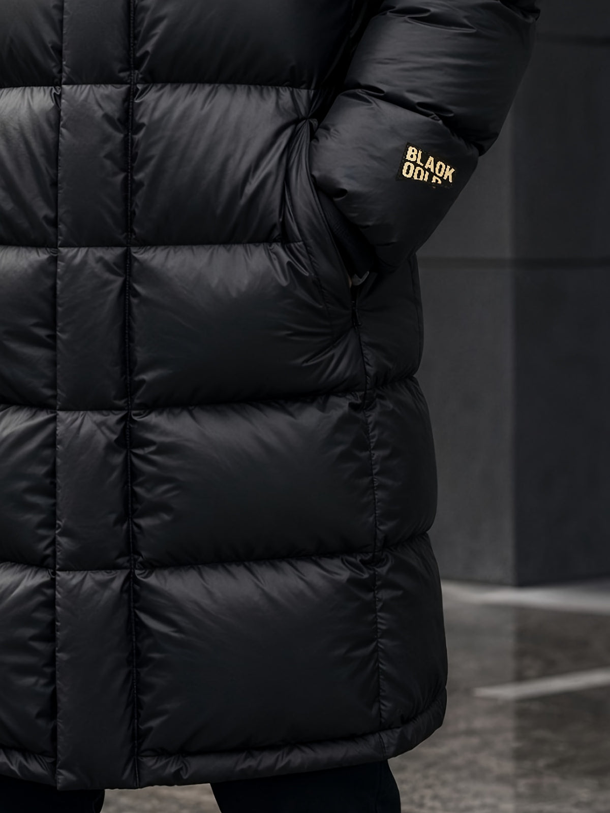 Veste matelassée pour homme, coupe-vent, à capuche, modele 3