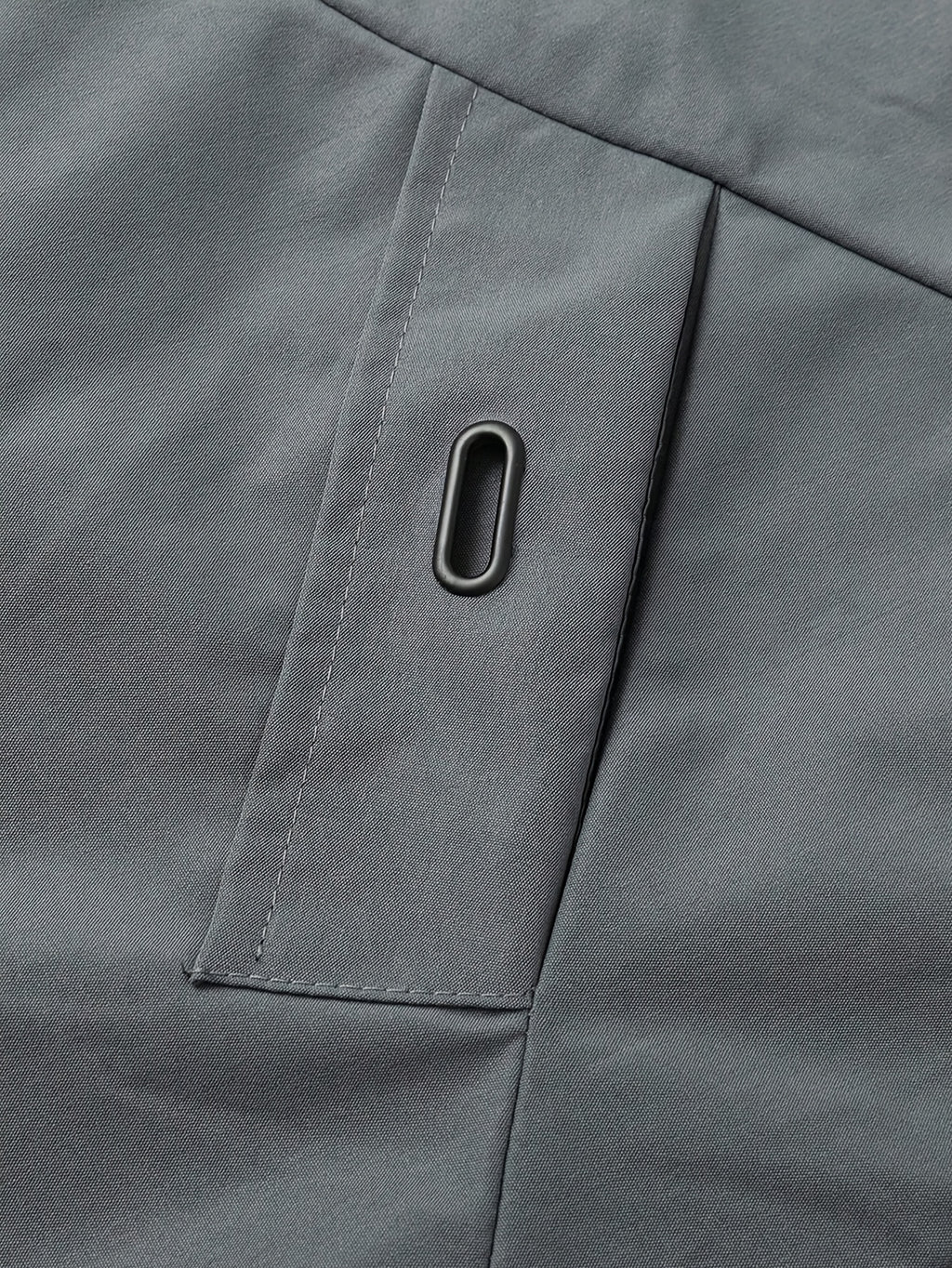 Manteau matelassé pour homme, à capuche, gris