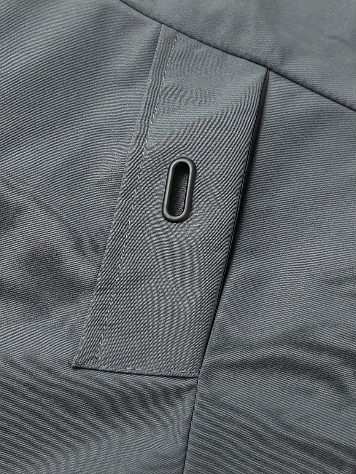 Manteau matelassé pour homme, à capuche, gris