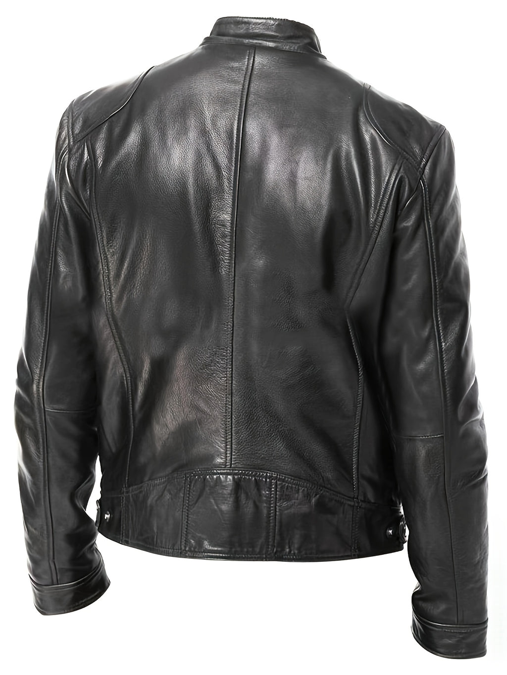Veste long pour homme, à col montant