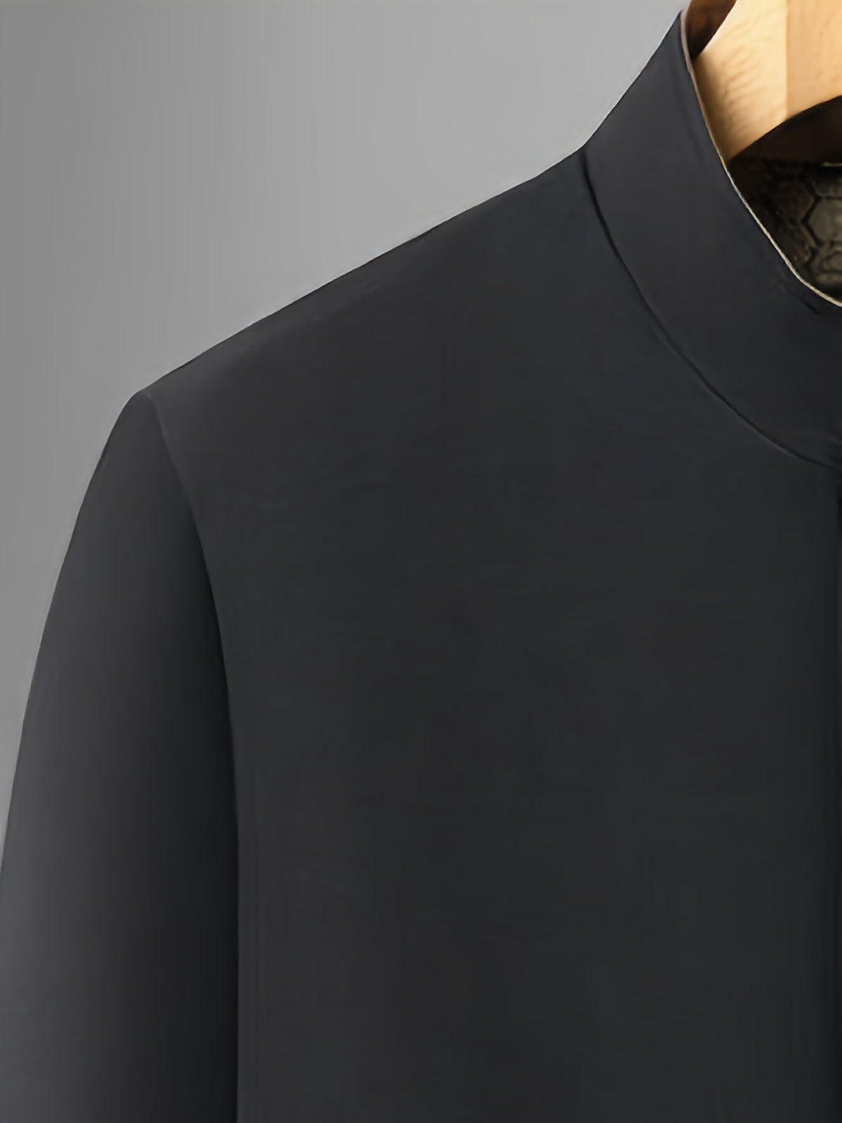 Veste pour homme, à col montant, jd1008 xingwang - doublure en polaire 401 bleu marine