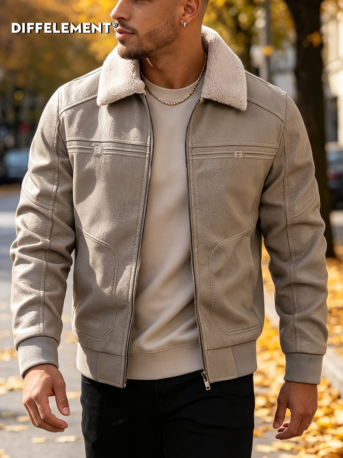 Veste pour homme, à revers