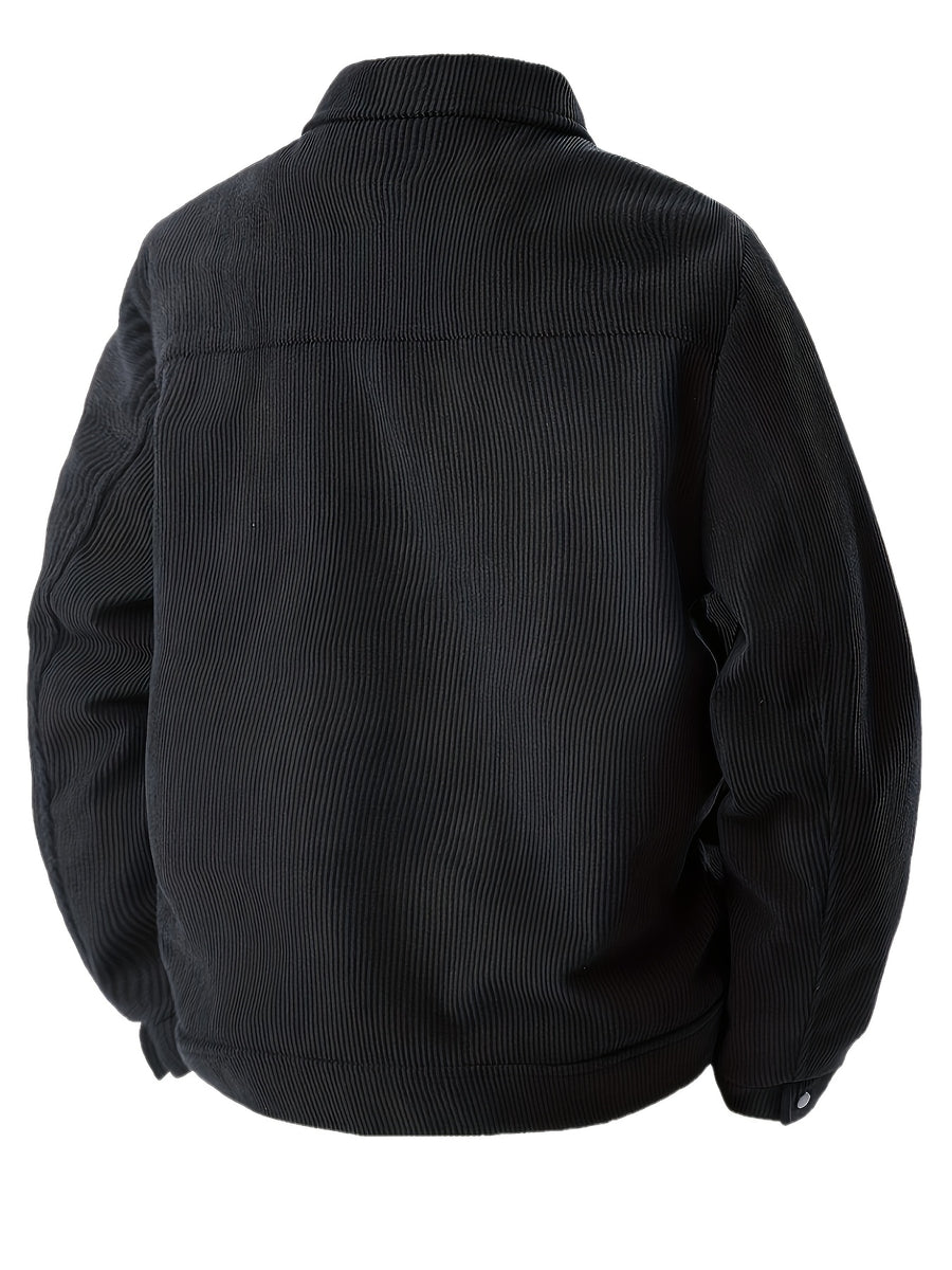 Veste, velours côtelé, à revers, photo 11