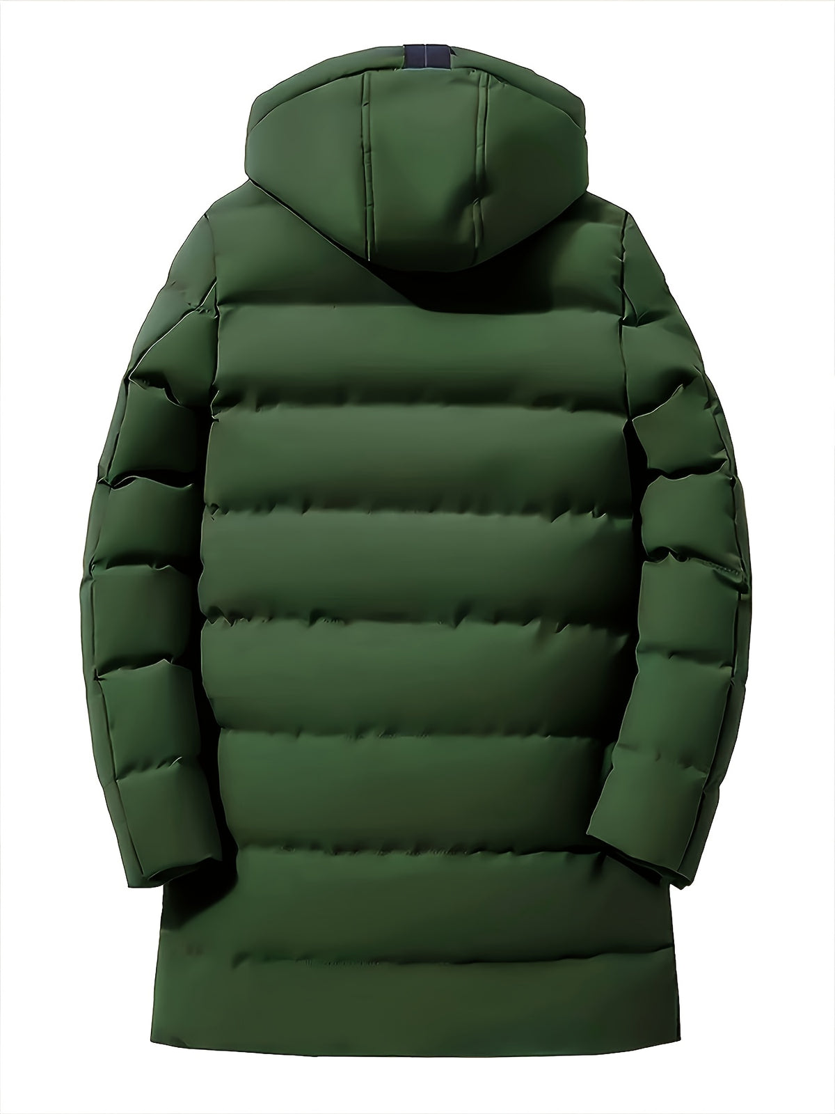 Manteau pour homme, coupe-vent, à capuche, vert fougère