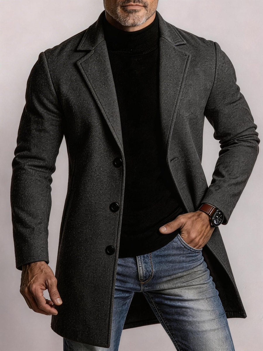 Manteau, à revers, vert fougère, photo 11