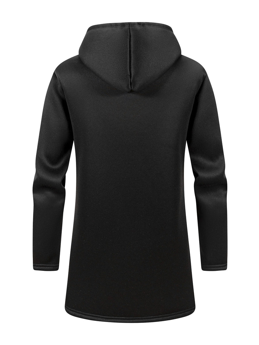 Manteau, polaire, à capuche, gris foncé, photo 22