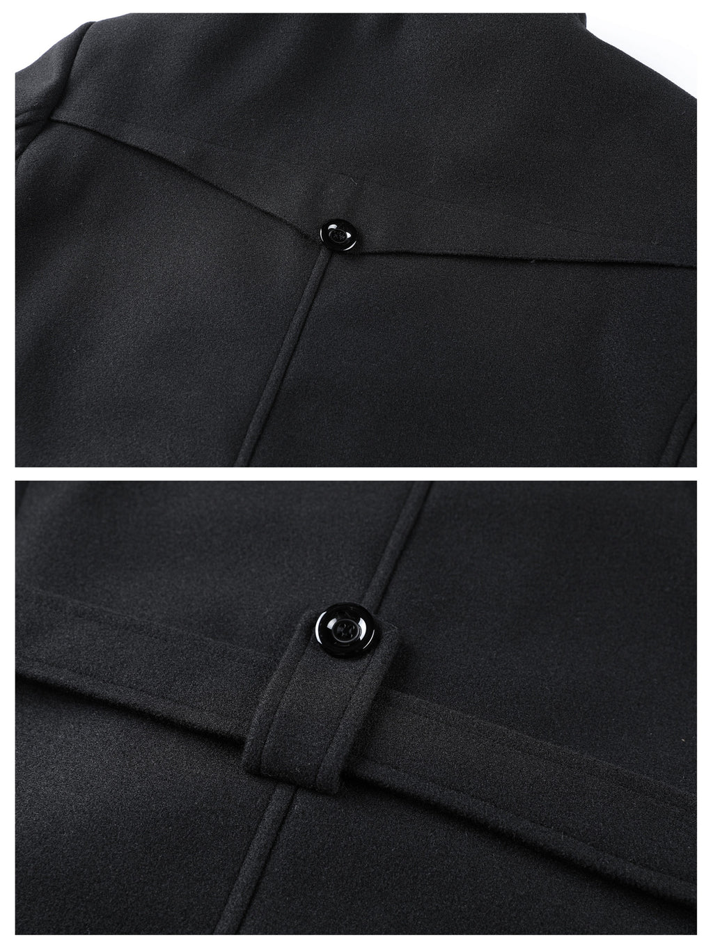 Manteau mi-long pour homme, coupe-vent