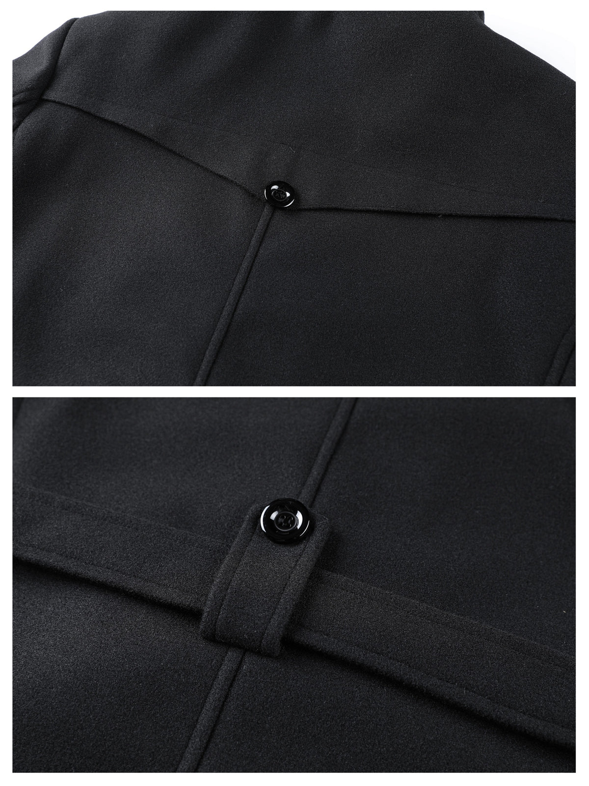 Manteau mi-long pour homme, coupe-vent