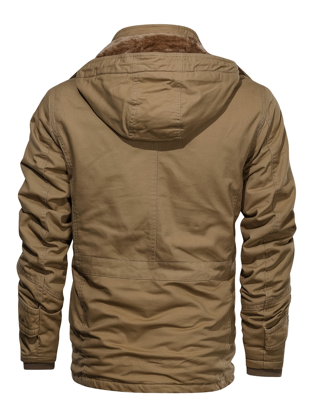 Veste mi-long pour homme, à capuche