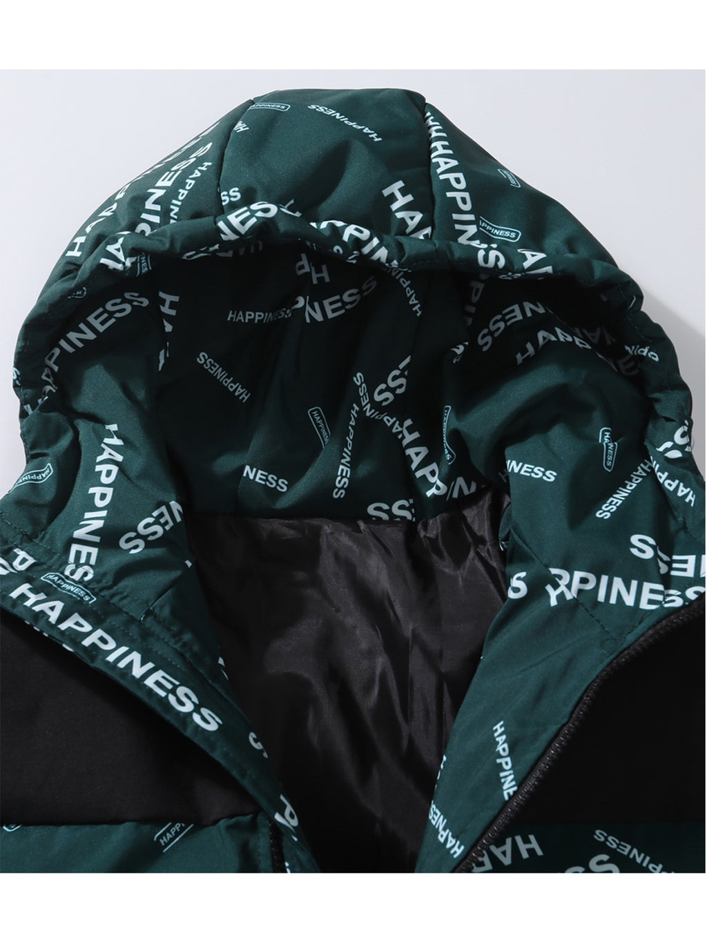 Veste matelassée pour homme, à capuche, vert