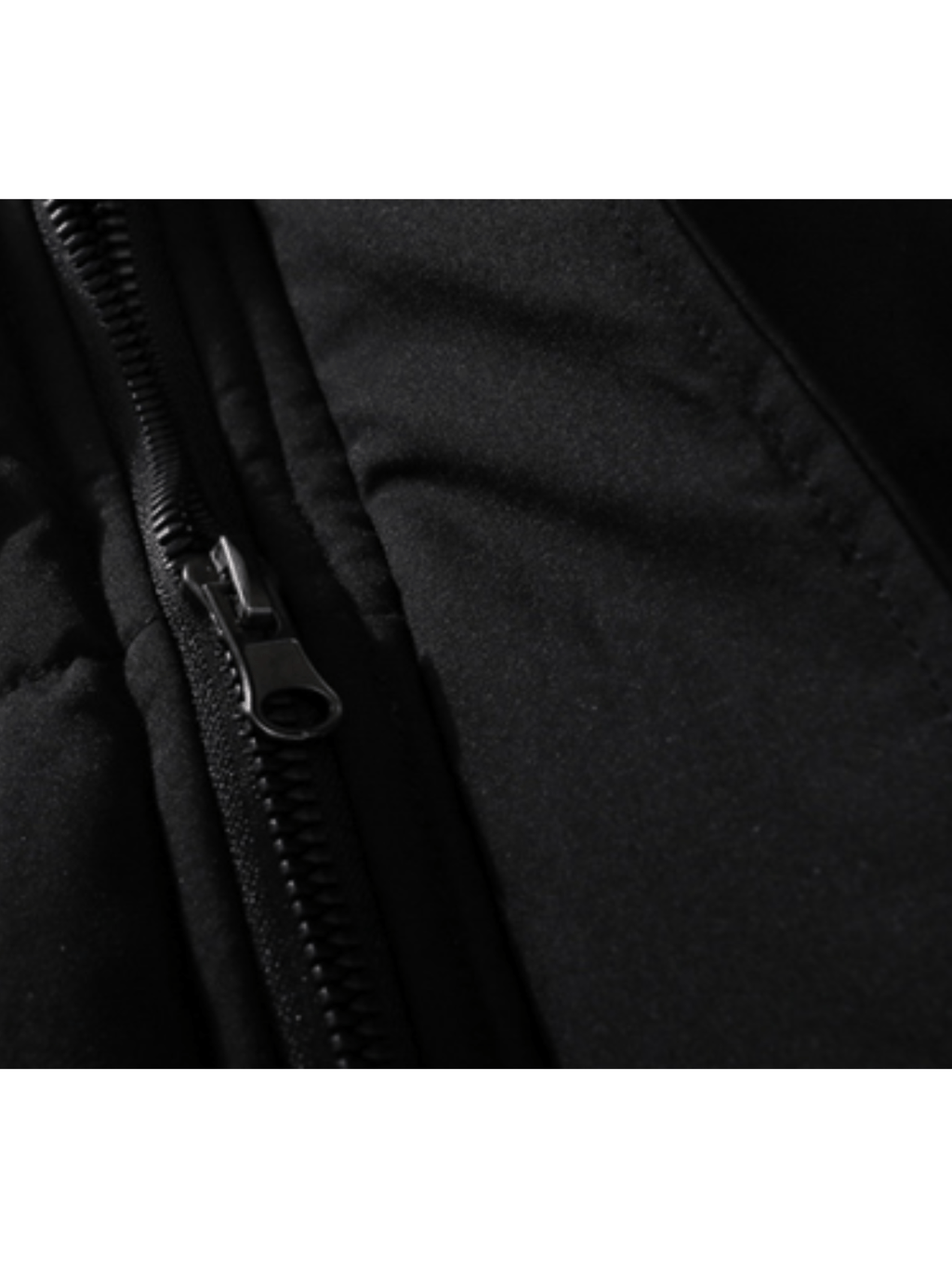 Veste matelassée pour homme, à capuche, noir