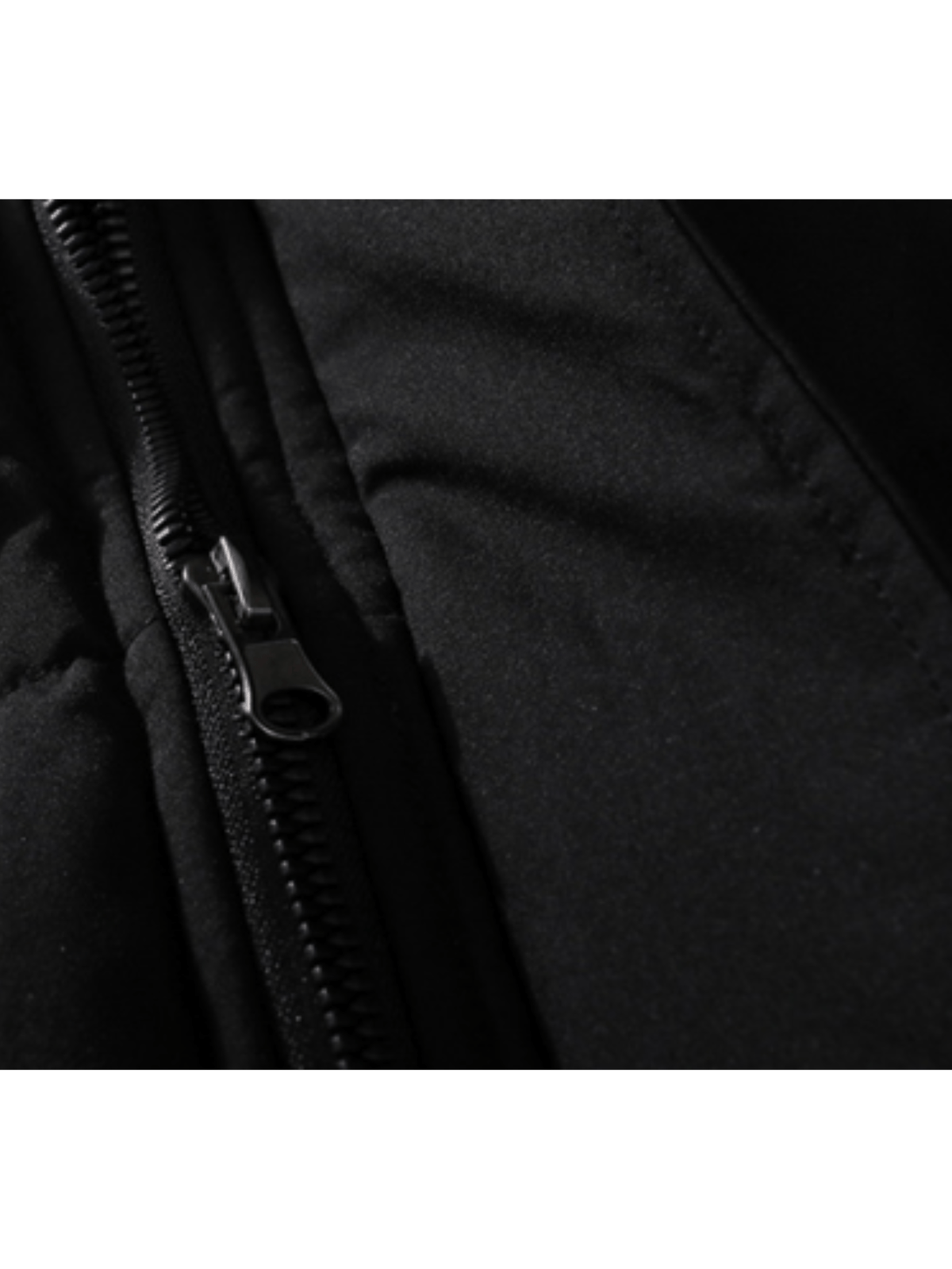 Veste matelassée pour homme, à capuche, noir