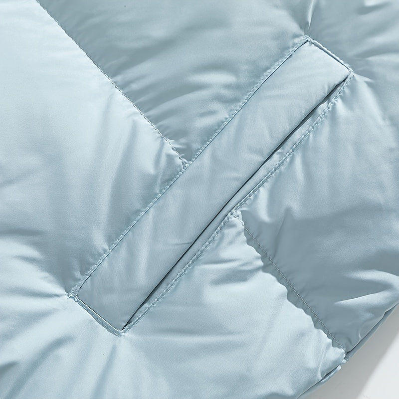 Veste matelassée pour homme, à col montant, col montant