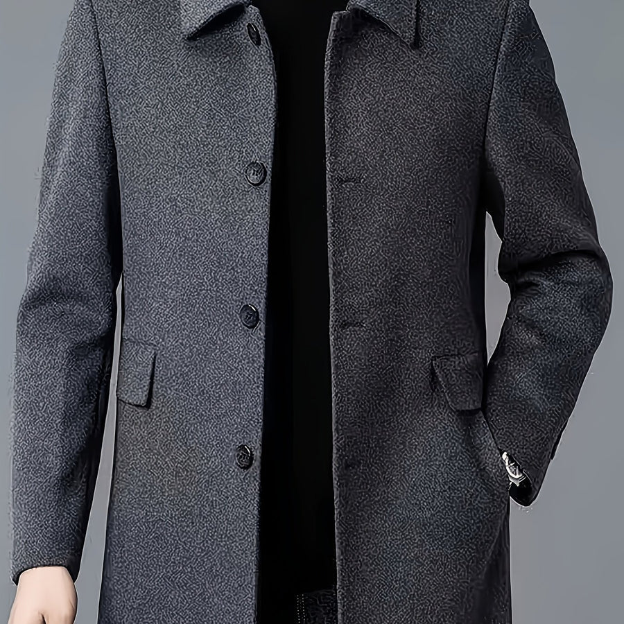Veste, grandes tailles, à revers, gris foncé, coloris gris foncé