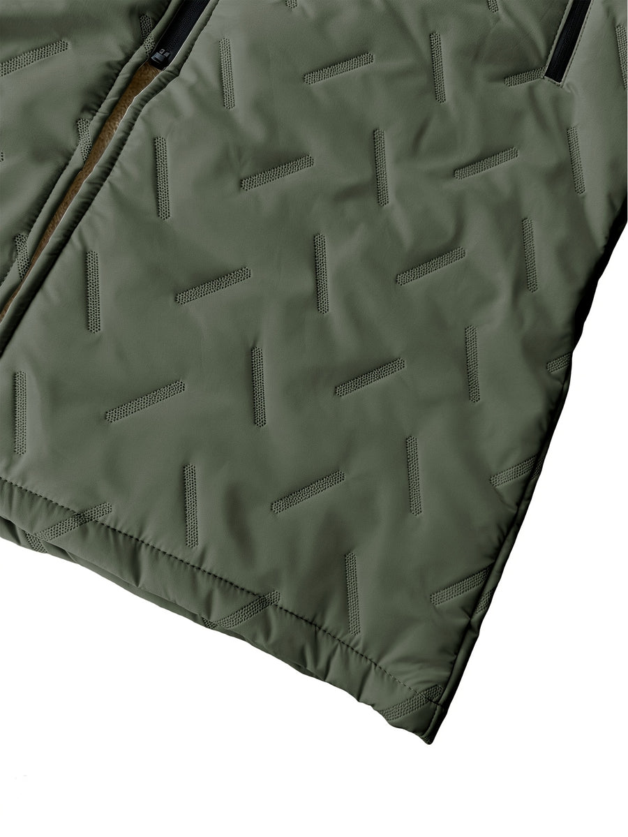 Parka long, polaire, à col montant, photo 12