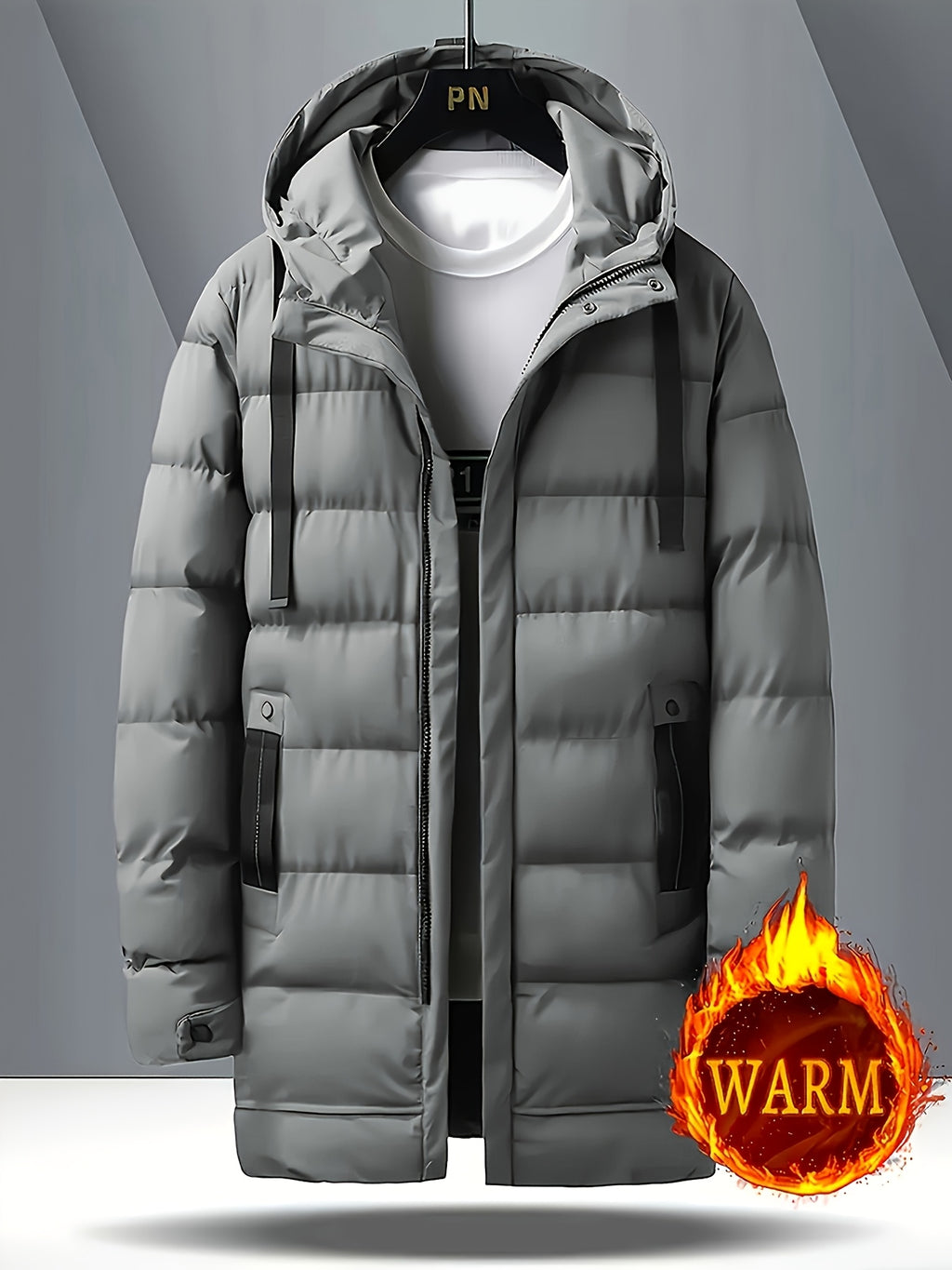 Manteau pour homme, imperméable, à capuche