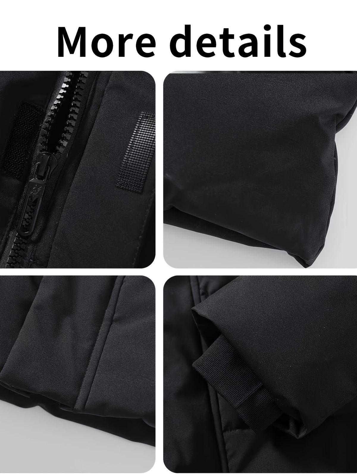 Veste matelassée long pour homme, à capuche