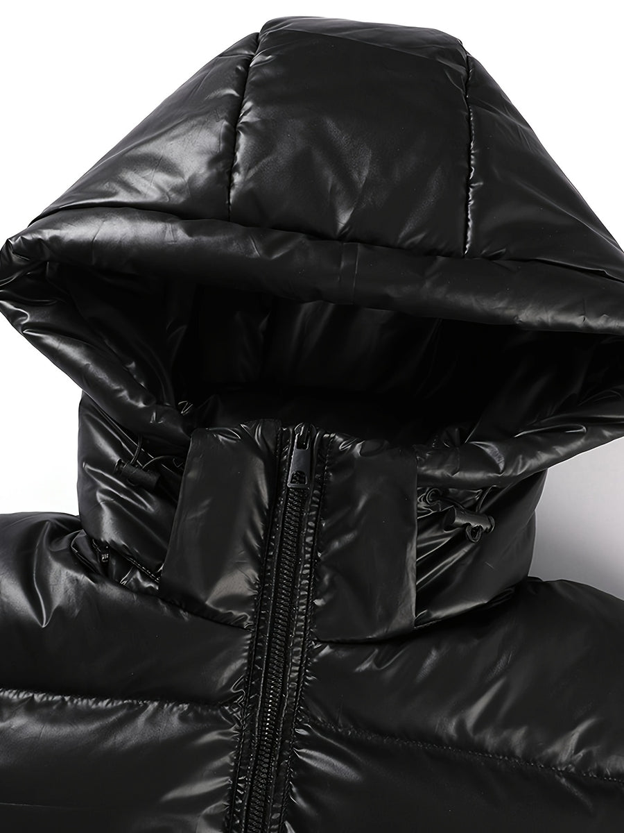 Veste matelassée, à capuche, modele 8, détail du vêtement
