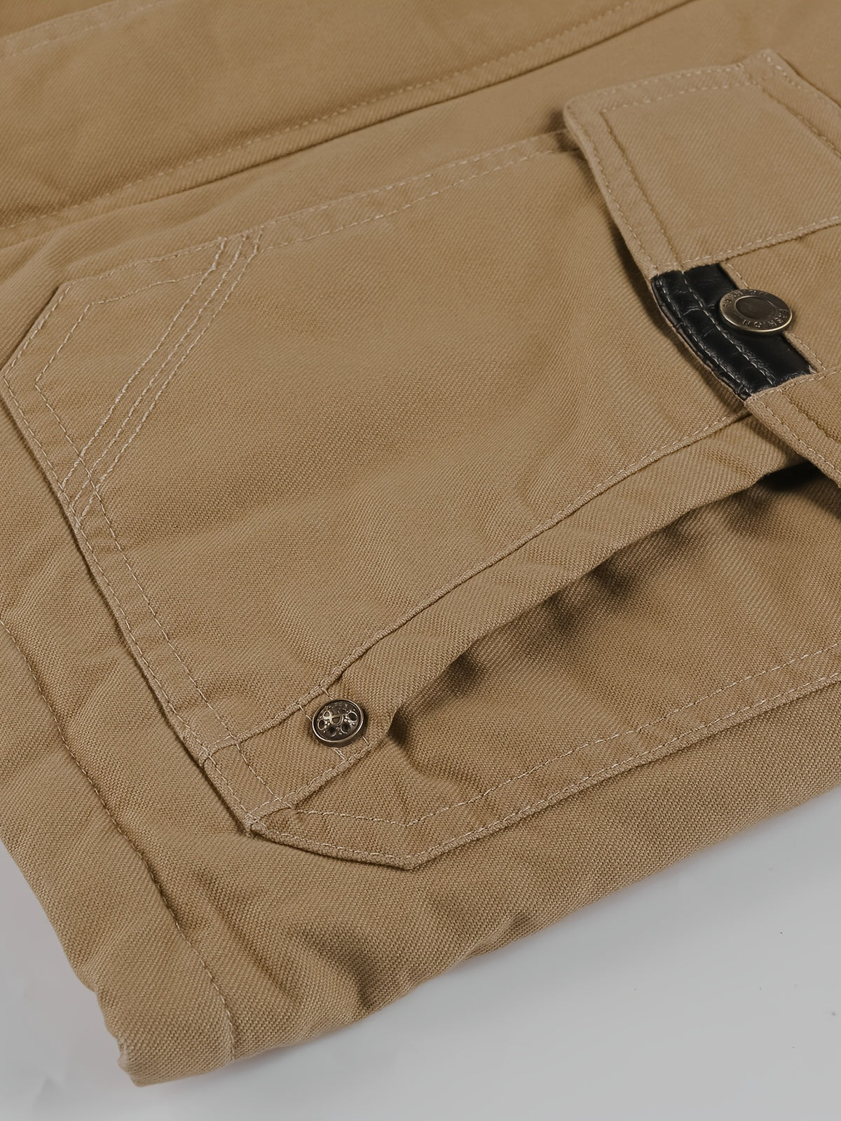 Veste mi-long pour homme, à capuche, noir