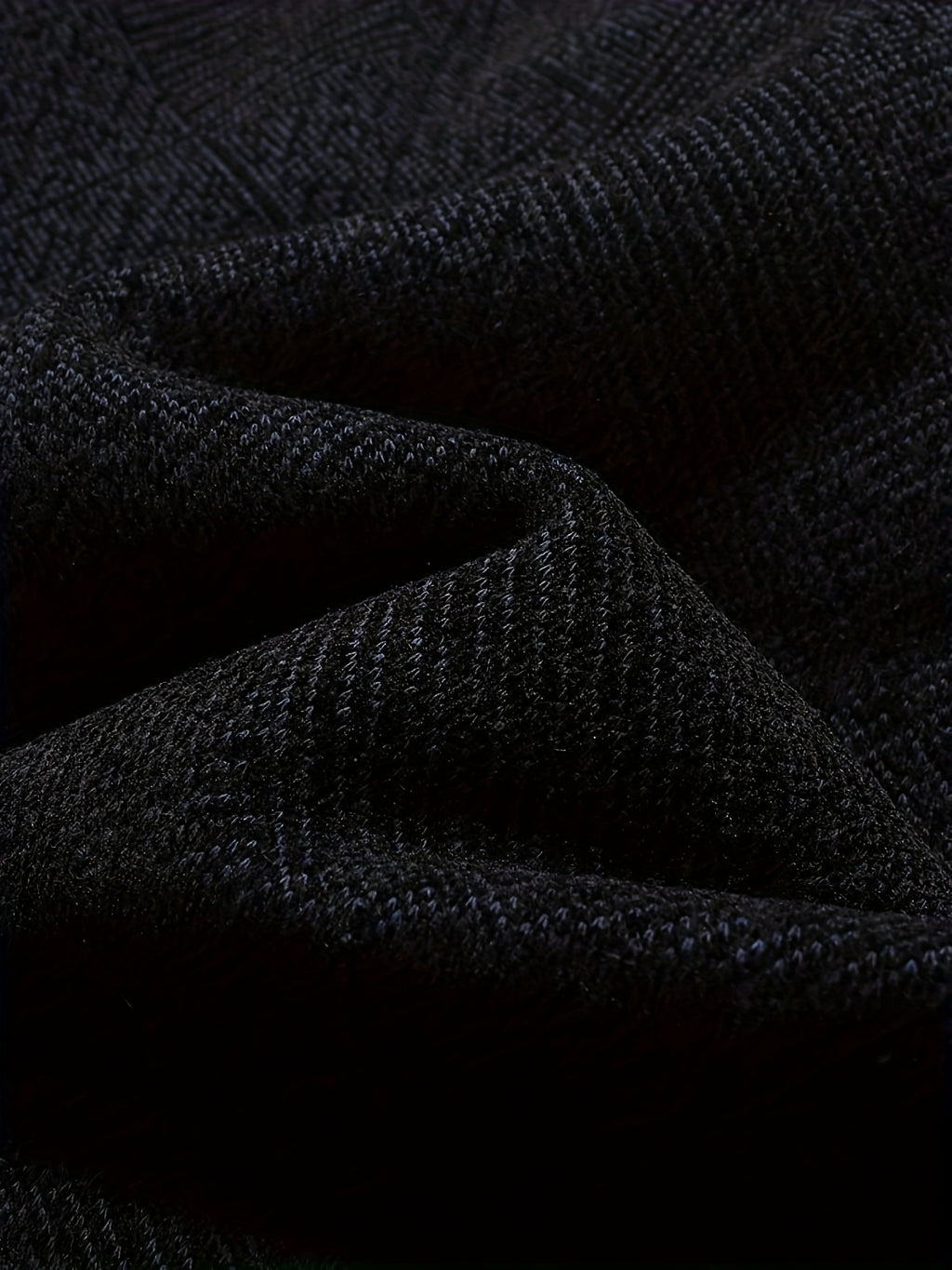 Veste longue, à col montant, noir, détail du vêtement