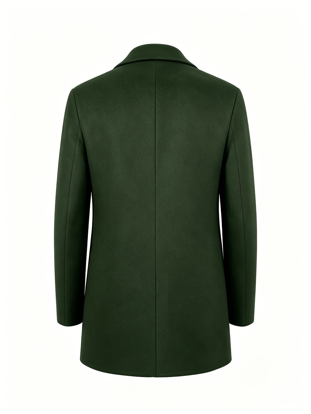 Manteau, à revers, vert fougère, photo 15