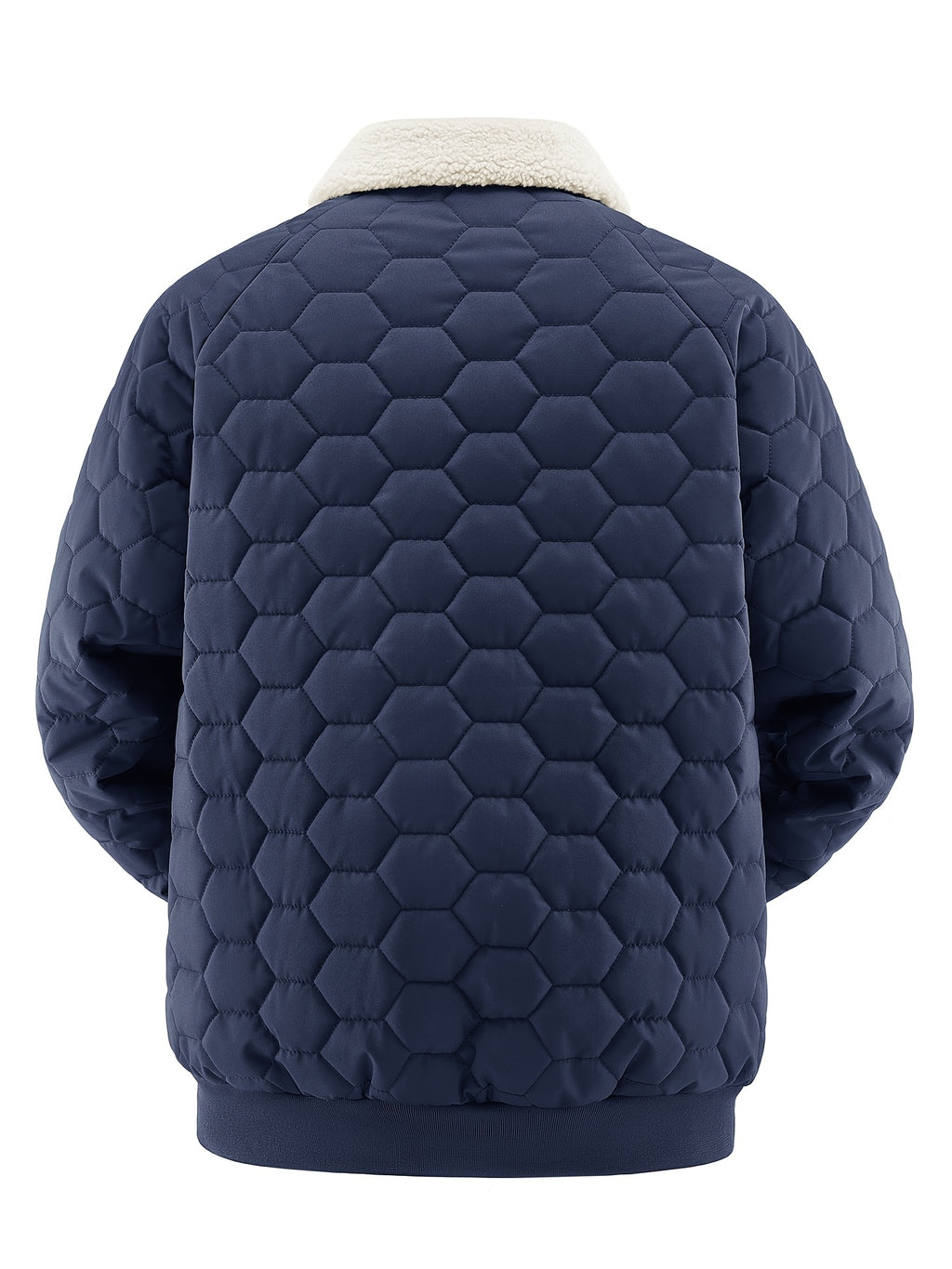 Veste matelassée pour homme, coupe-vent, à revers