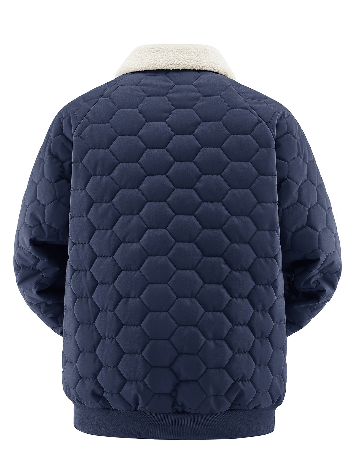 Veste matelassée pour homme, coupe-vent, à revers