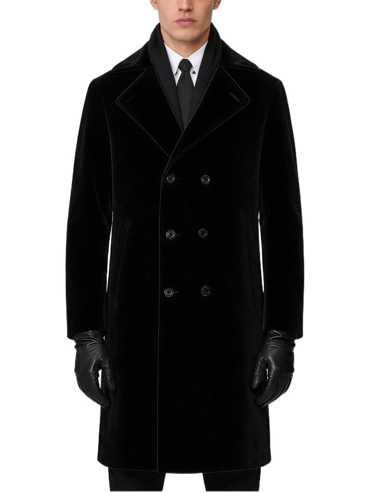 Manteau pour homme, à revers, modele 11